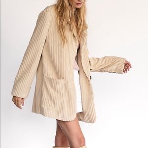 Free People Everly Cord Blazer